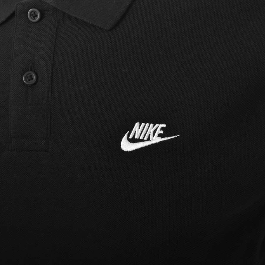 Polo nike nera clearance